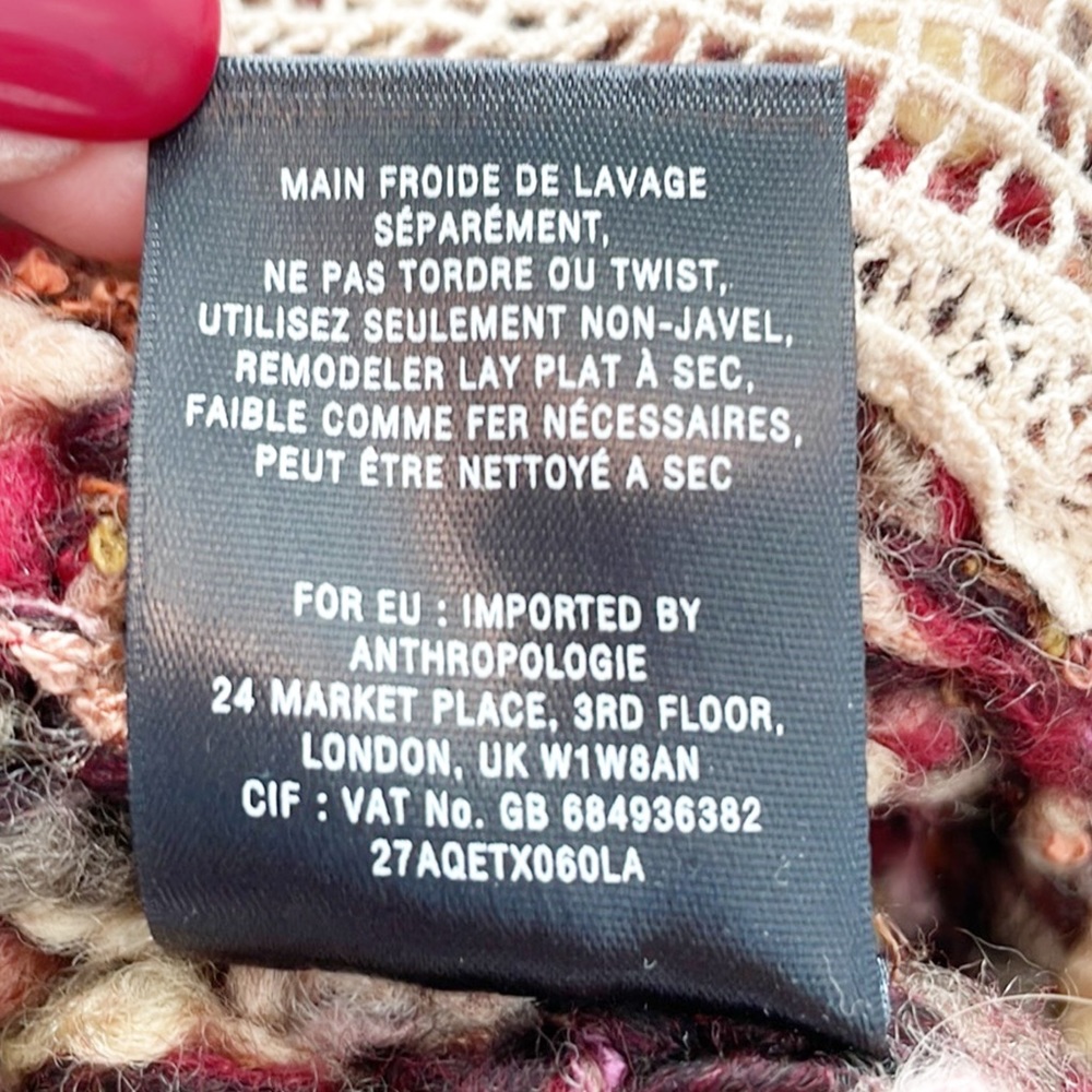 HWR Monogram for Anthropologie Cardigan (M) - Picture 11 of 12